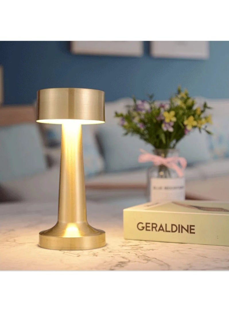 Gold multi-light lamp made of stainless steel, touch operated - Image 3